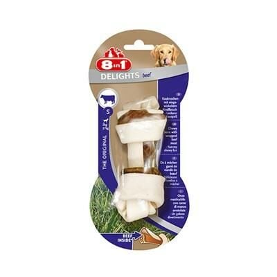 8in1 Delights Biftekli Köpek Ağız Bakım Kemiği Small 35gr