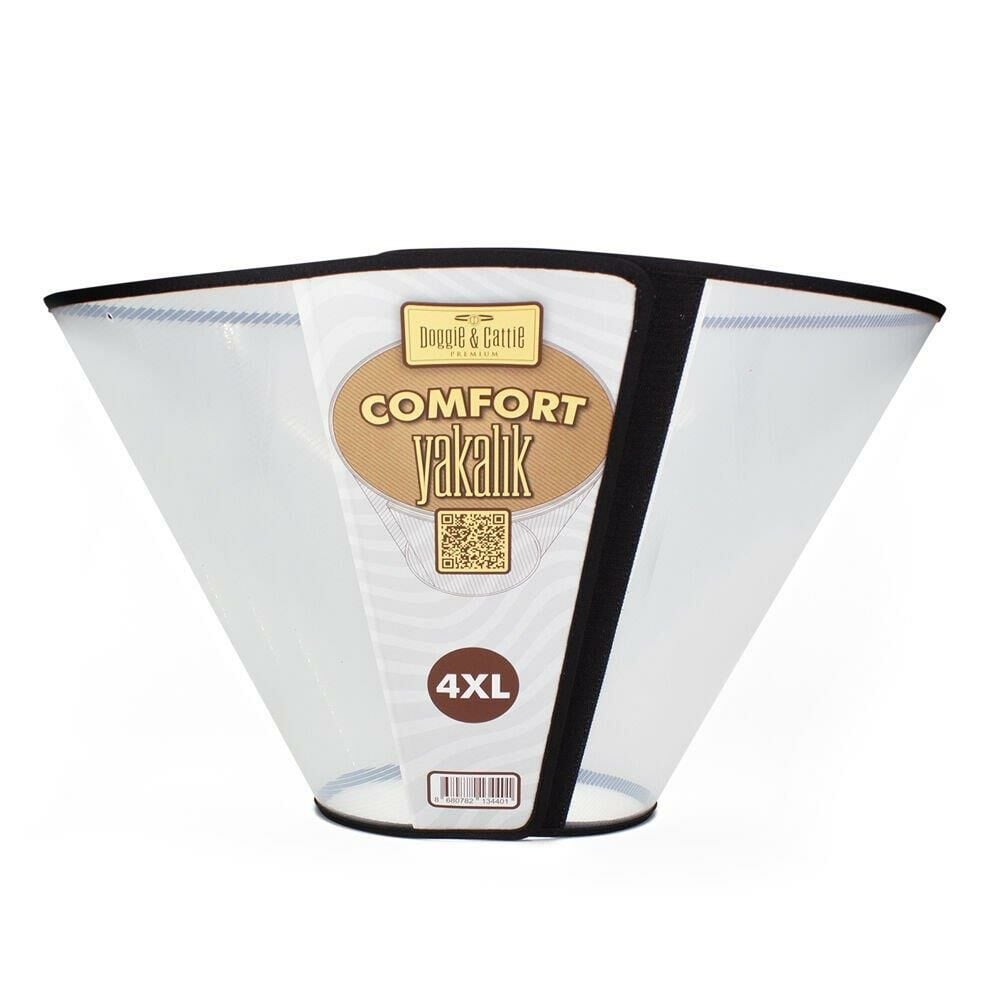 Doggie Comfort Yakalık Kedi ve Köpek Elizabeth Boyunluk 4XL - RENKSİZ