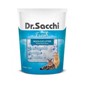 Dr. Sacchi Silika Kristal Kedi Kumu 3.6 Lt (1.4 Kg)