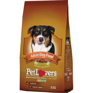 Pet Lovers Biftekli Yetişkin Köpek Maması 15kg