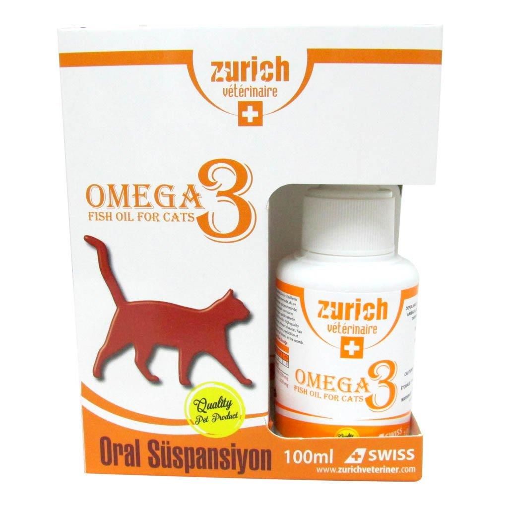 Zurich Cat Omega3 Balık Yağı Tüy Döküm Önleyici 100ml