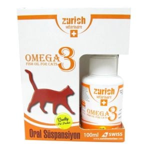 Zurich Cat Omega3 Balık Yağı Tüy Döküm Önleyici 100ml