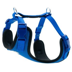 Doggie Havalı Dokuma Göğüs Tasması Royalmavi 1,5x40-50cm