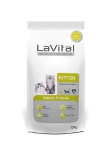 Lavital Kitten Somonlu Yavru Kedi Maması 1kg (AÇIK)