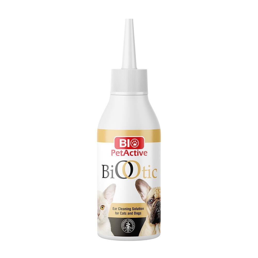 Bio PetActive Biootic Kedi ve Köpekler İçin Kulak Temizleyici 100ml