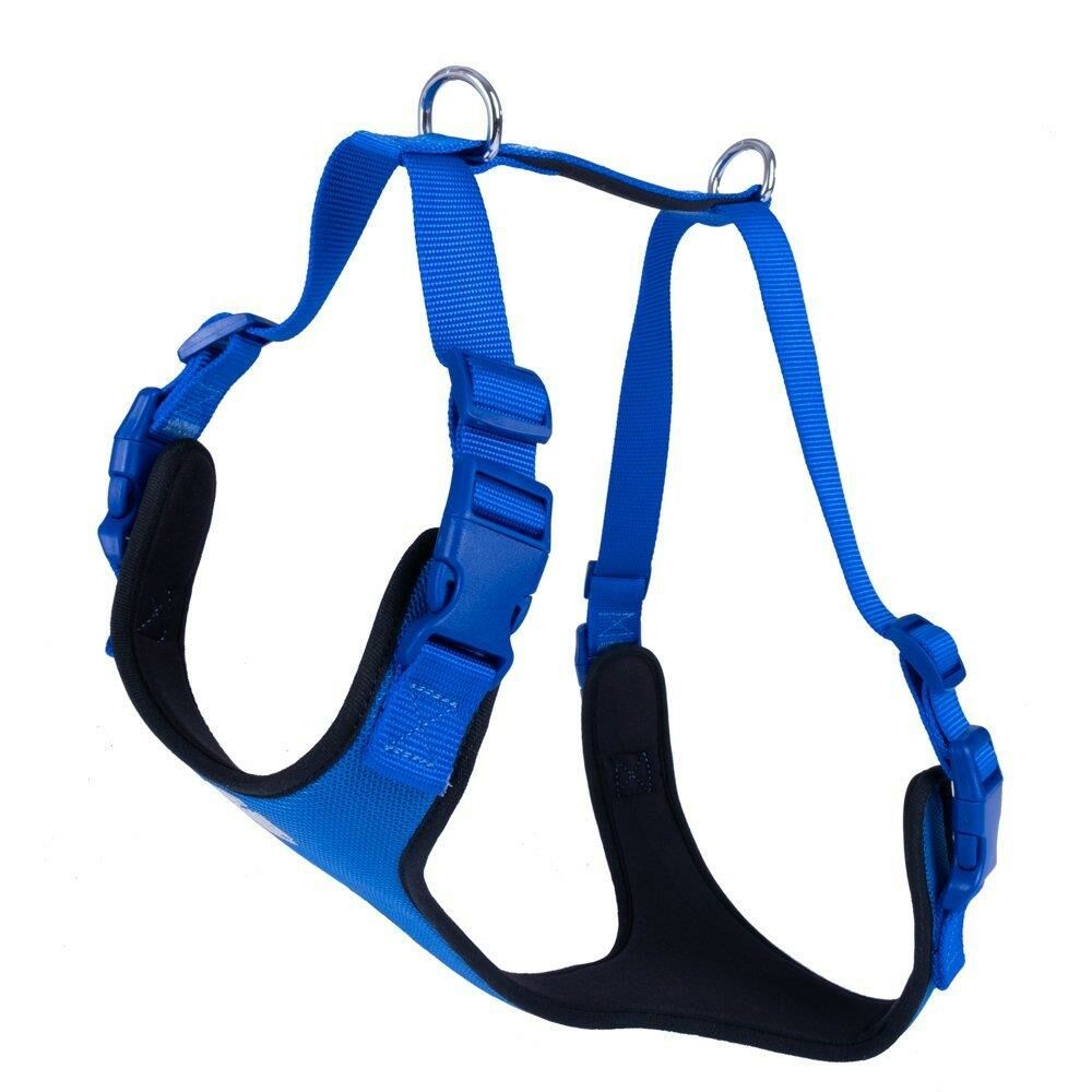 Doggie Havalı Dokuma Göğüs Tasması Royalmavi 2X55-65Cm