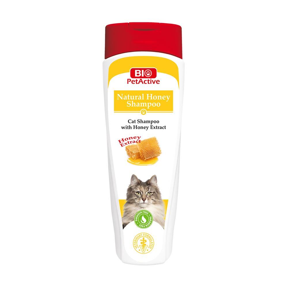 PetActive Natural Bal ve Buğday Özlü Kedi Şampuanı 400ml