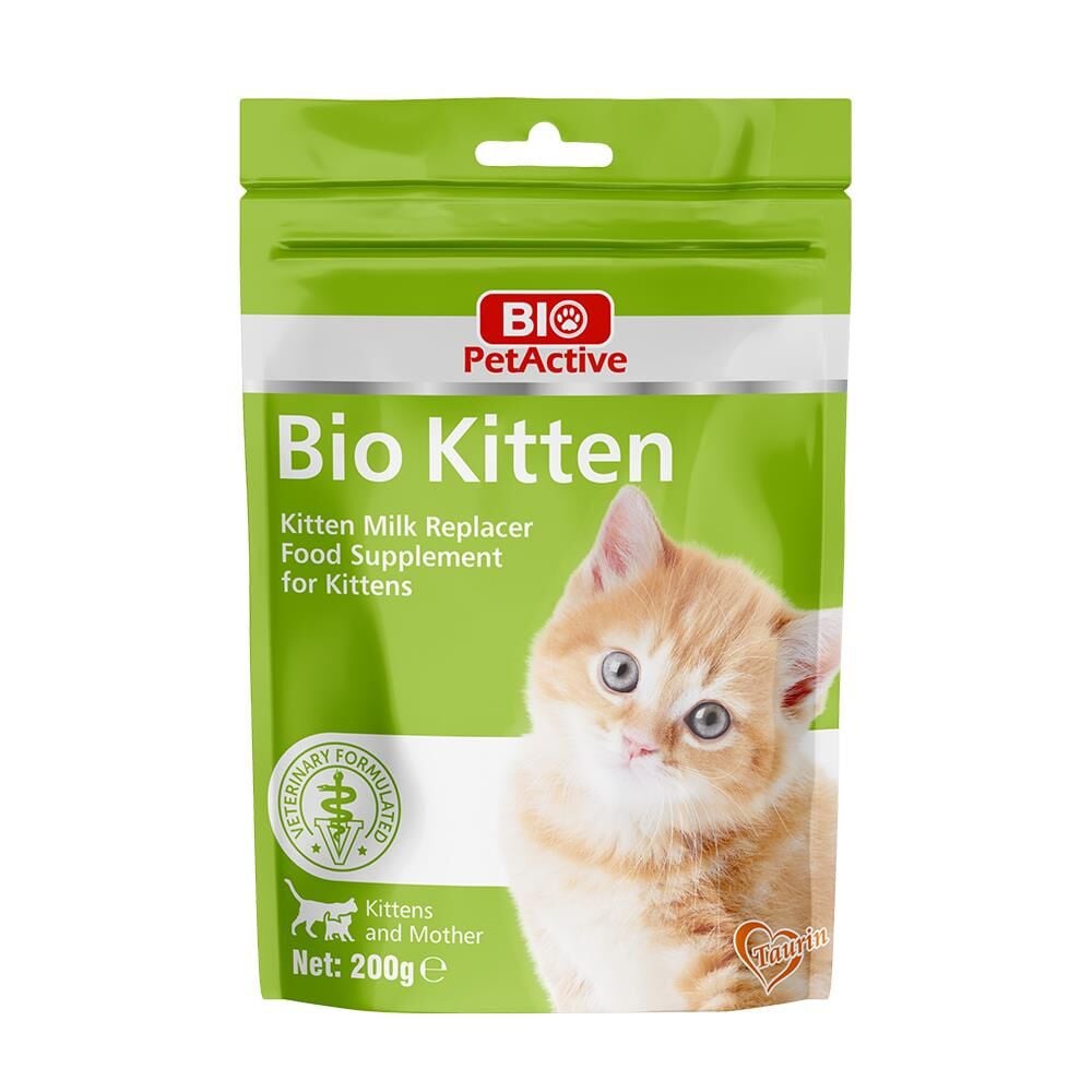 Bio PetActive Kitten Milk Powder Yavru Kedi Süt Tozu 200gr