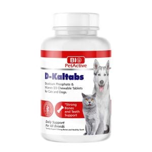 Bio PetActive D-Kaltabs Kedi ve Köpekler İçin Kalsiyum Tablet 84 Adet