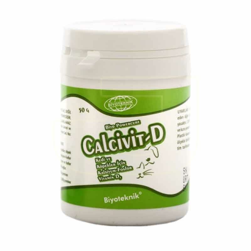 Biyoteknik Calcivit-d Kedi Köpek Kalsiyum 50gr