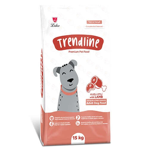 TRENDLINE KUZU ETLİ YAVRU KÖPEK MAMASI 15 KG