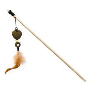 Eastland Kalp Desenli Tüylü Catnipli Kedi Oltası 40cm