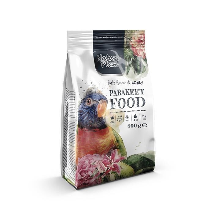 Nature Plan Paraket Yemi 800gr [YENİ PAKET]