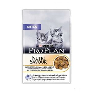 Pro Plan Pouch Kitten Tavuklu Yaş Kedi Maması 85gr