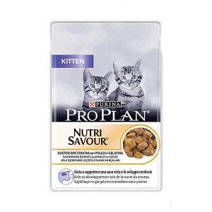 Pro Plan Pouch Kitten Tavuklu Yaş Kedi Maması 85gr