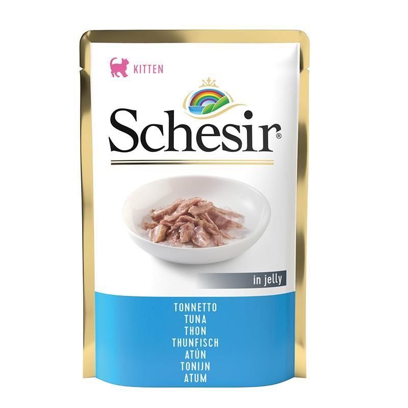 Schesir Pouch Kitten Ton Balıklı Yavru Kedi Yaş Maması 85gr