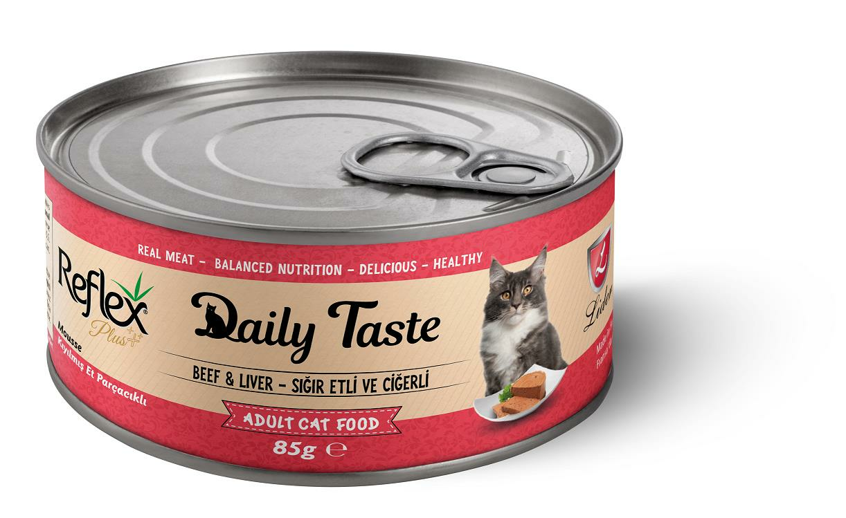 Reflex Daily Taste Mousse With Sığırlı Ciğerli Kıyılmış Kedi Konservesi 85 Gr