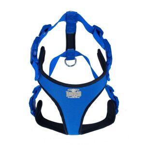 Doggie Havalı Dokuma Göğüs Tasması Royalmavi 2,5X65-75Cm