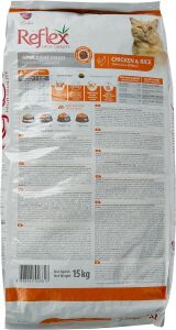 Reflex Tavuklu ve Pirinçli Yetişkin Kedi Maması 15kg
