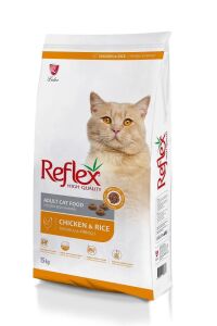 Reflex Tavuklu ve Pirinçli Yetişkin Kedi Maması 15kg