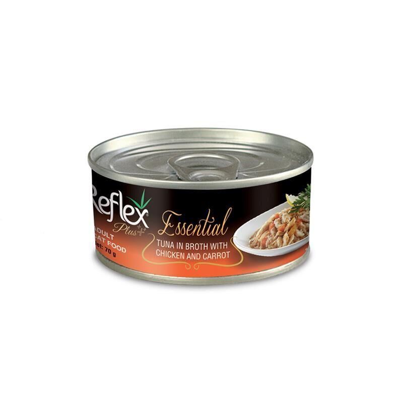 Reflex Plus Essential Ton Tavuk ve Havuç Kedi Konservesi 70gr