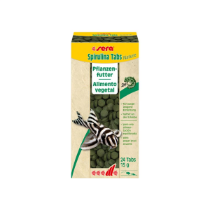 Sera Spirulina Nature Tabs Balık Yemi 15gr [24 Tablet]