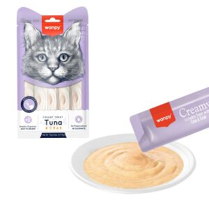 Wanpy Ton Balıklı ve Yengeçli Sıvı Kedi Ödülü 5x14gr