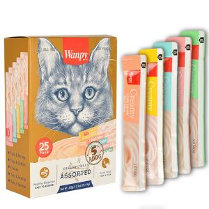 Wanpy Karışık Sıvı Kedi Ödül Maması 25x14gr