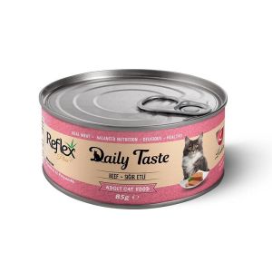 Reflex Daily Taste Mousse With Beef Sığır Etli Kıyılmış Kedi Konservesi 85 Gr