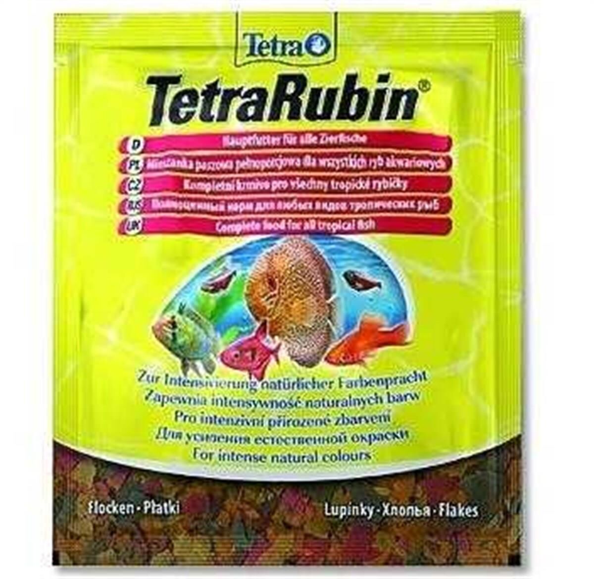 Tetra Rubin Flakes Pul Balık Yemi 12gr