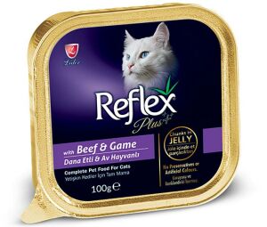 Reflex Plus Dana Etli av Hayvanlı Jöleli Kedi Konservesi 100gr