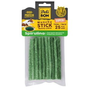 Delibon Super Munchy Çubuk Spirulinalı İnce 25 Adet