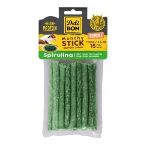DELİBON SUPER MUNCHY ÇUBUK SPİRULİNALI KALINX15AD.