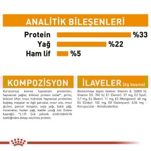 Royal Canin Hair Skin Hassas Tüy Sağlığı Yetişkin Kedi Maması 4Kg