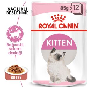Royal Canin Pouch Kitten Yavru Kediler için Yaş Kedi Maması 85gr