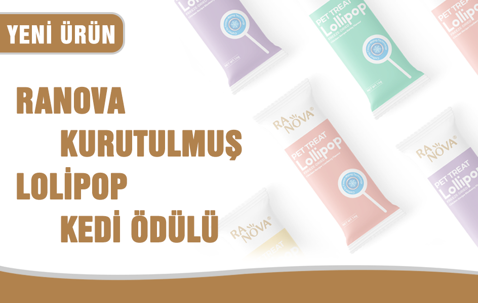 Ranova Kurutulmuş Lolipop Kedi Ödülü